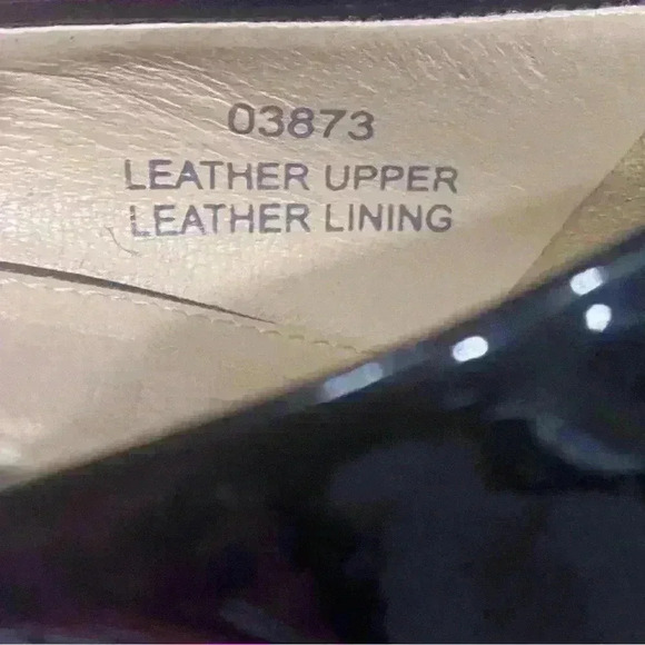 J. CREW  Valentina Patent Leather Black Heels Sz 6 EUC Italy - Picture 6 of 9